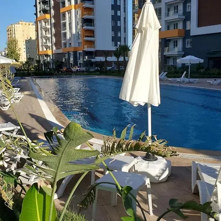 Pleasant Flat With Shared Pool In Kepez Apartment Antalya